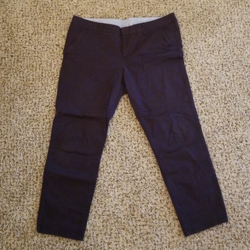 Ankle-Length Crop Dress Pants